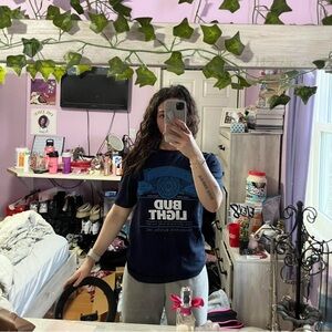 Bud Light Navy Blue Men's Short Sleeve Tee